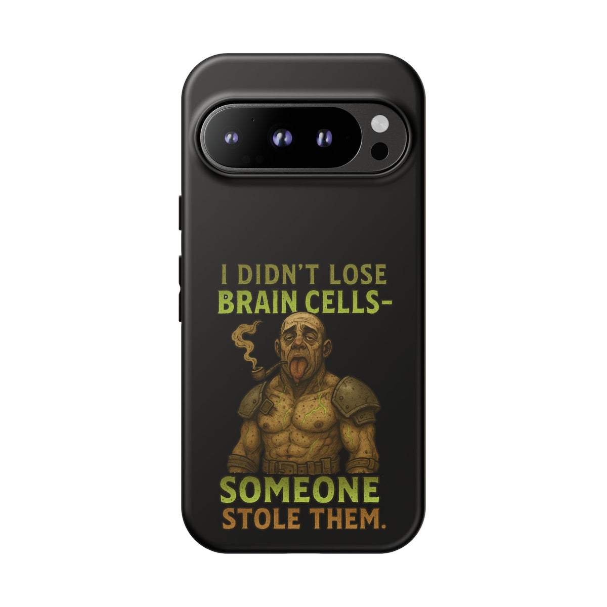 Phone Case — “I Didn’t Lose Brain Cells — Someone Stole Them” Humorous Zombie Graphic