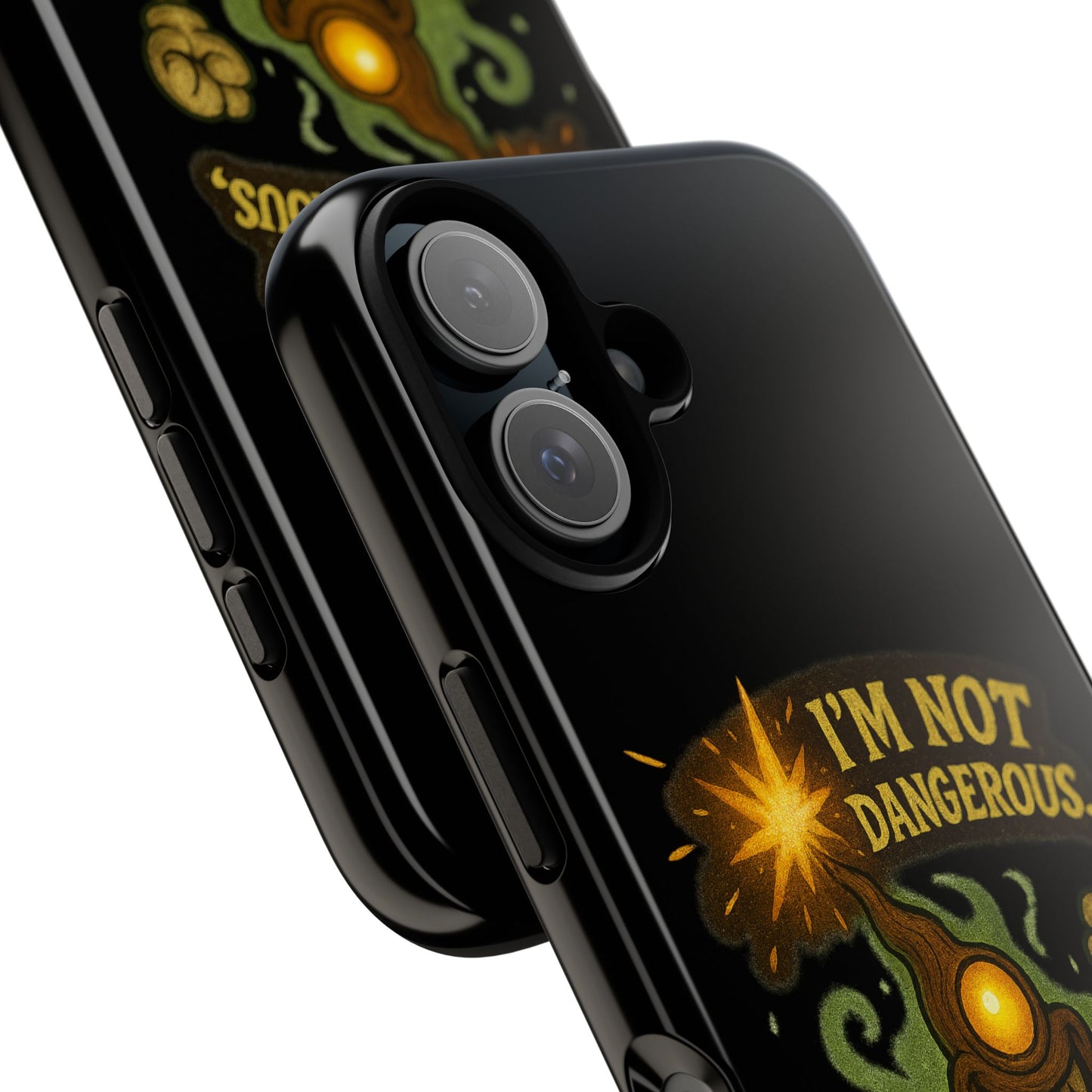 Phone Case — “I’m Not Dangerous, I’m Expressive” Monster Protective Case