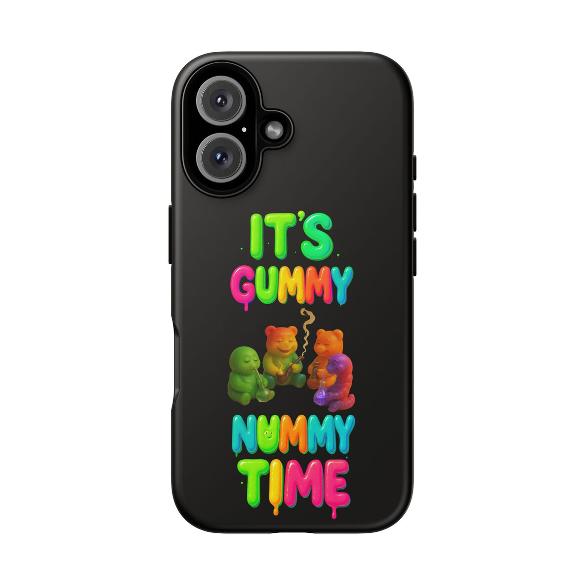 It's Gummy Nummy Time Phone Case — Colorful Gummy Bears Protective Case