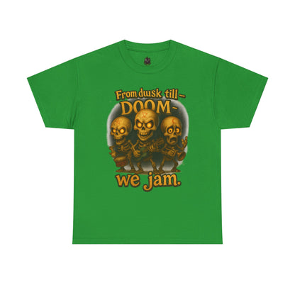 From Dusk Till Doom we jam Tee | Skull Band Graphic T-Shirt