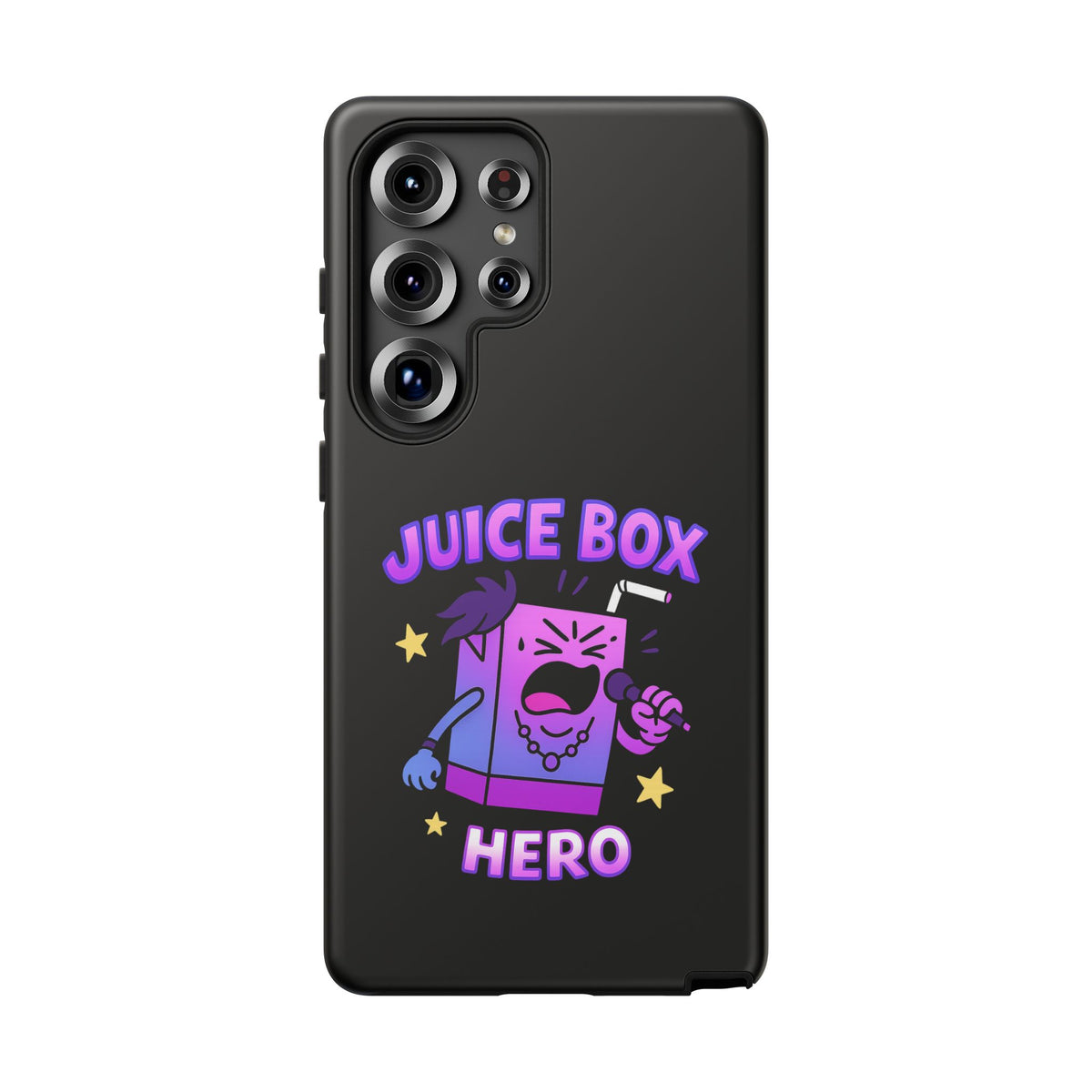 Phone Case — 'Juice Box Hero' Cute Cartoon Protective Cover