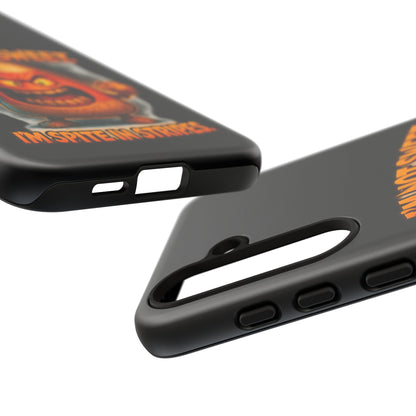 Phone Case — "I'm Not Sweet, I'm Spite in Stripes" Candy Monster Design