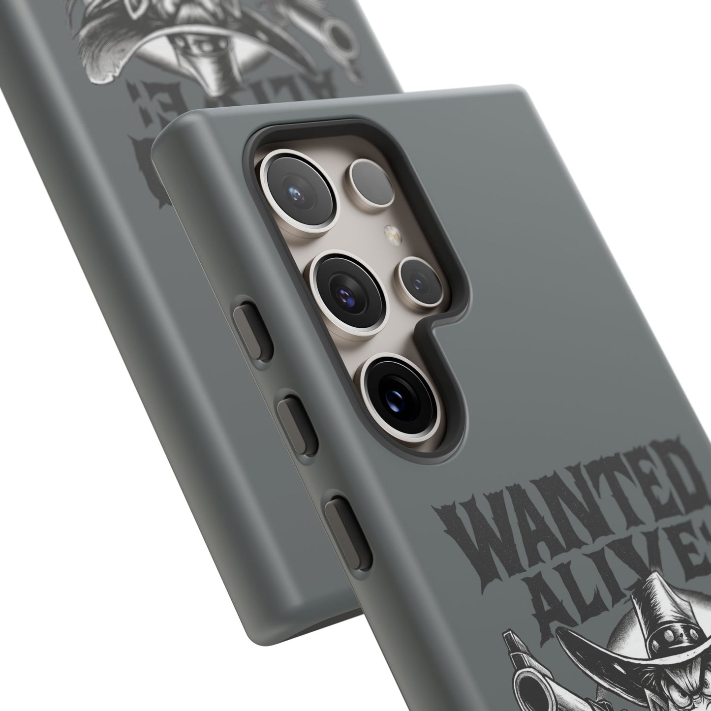 Phone Case — "Wanted Alive!" Cowboy Chewin' Tobacco Graphic