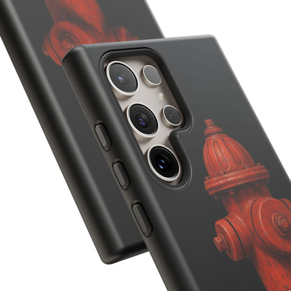Red Fire Hydrant Phone Case — Tough Protective iPhone Cover