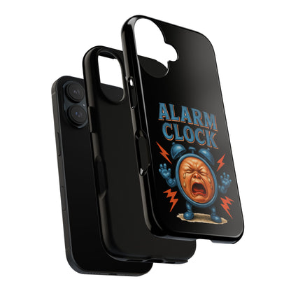 Phone Case — "Alarm Clock" Retro Screaming Clock Protective Cover