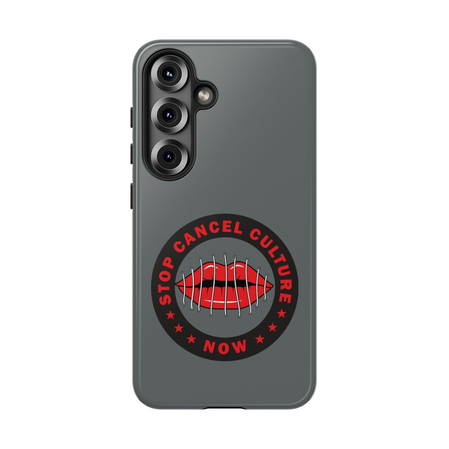 Phone Case — "Stop Cancel Culture Now" Graphic Tough Protective Case