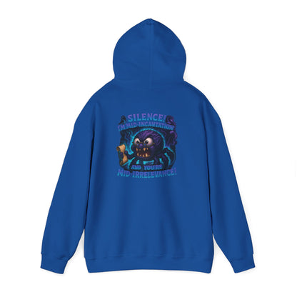 Skull Mage Hoodie — “Silence I’m Mid-Incantation and Mid-Irrelevance!” Graphic Pullover