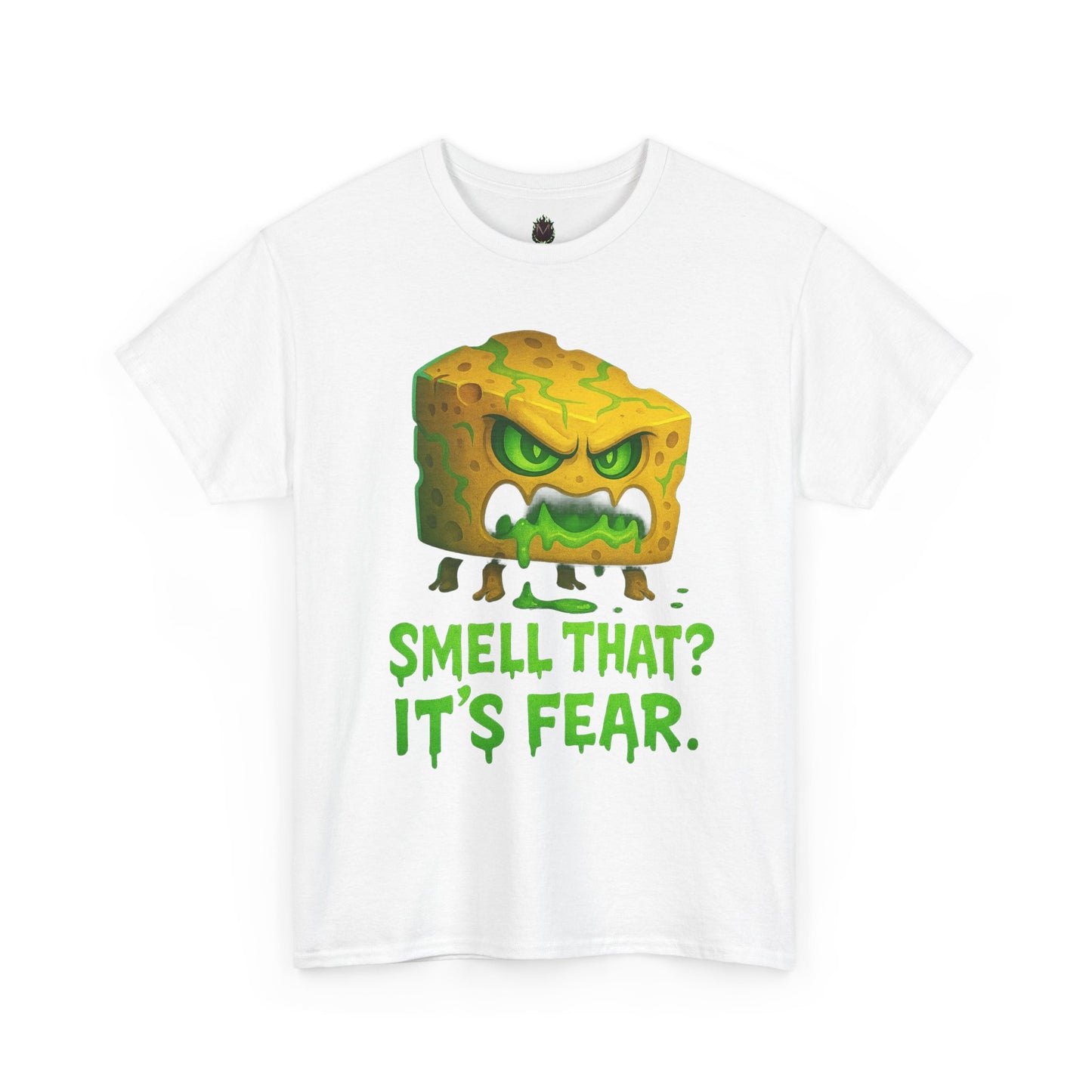 Cheese Monster Tee - "Smell That? It's Fear." Funny Halloween T-Shirt