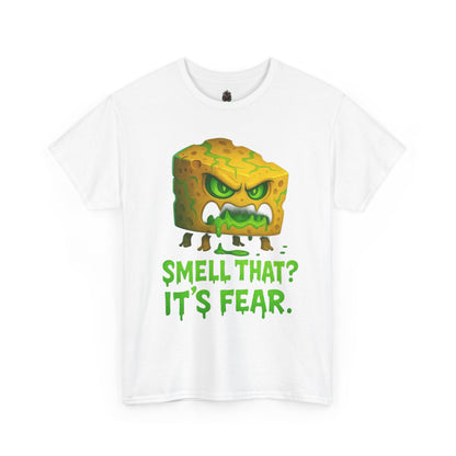 Cheese Monster Tee - "Smell That? It's Fear." Funny Halloween T-Shirt