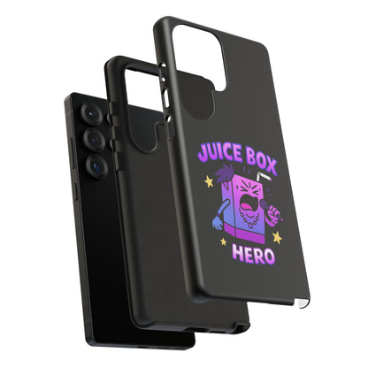 Phone Case — 'Juice Box Hero' Cute Cartoon Protective Cover