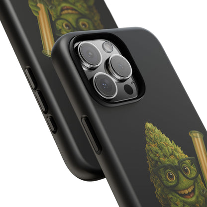 Phone Case — "Educated. Medicated. Elevated." Cute Bud Scientist Design