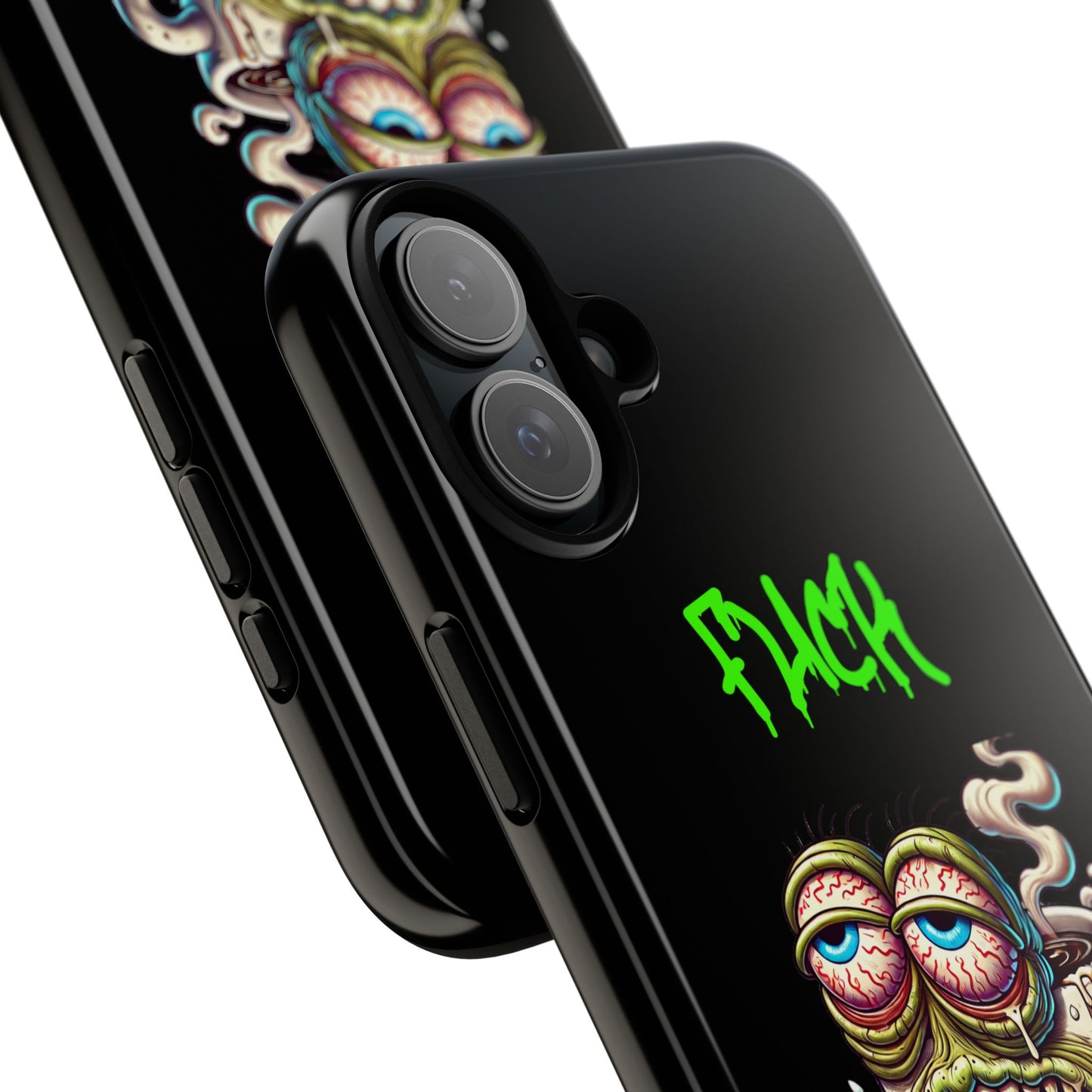 Phone Case — "F*** Monday" Grotesque Coffee Monster Shock Art