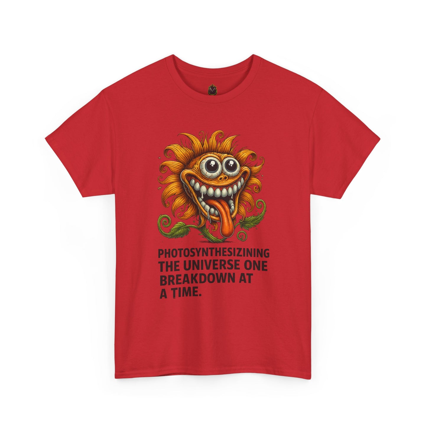 Photosynthesizining the Universe – Funny Sunflower Breakdown T-Shirt