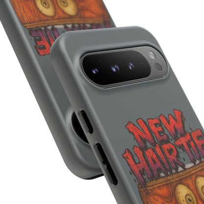 Phone Case — 'New Hairte' Funny Grinning Tongue-Out Monster Design