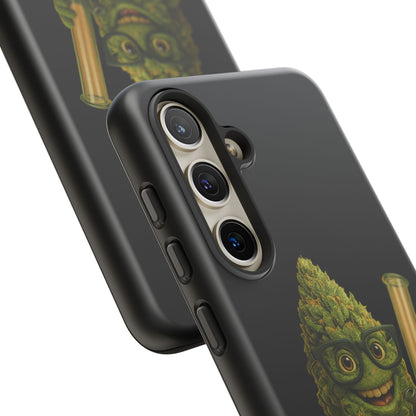Phone Case — "Educated. Medicated. Elevated." Cute Bud Scientist Design