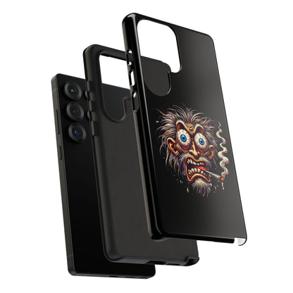 Phone Case — Wild Cartoon Monster Smoking Design
