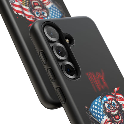 Phone Case — American Flag Skull Soldier Design (Tough Cases)
