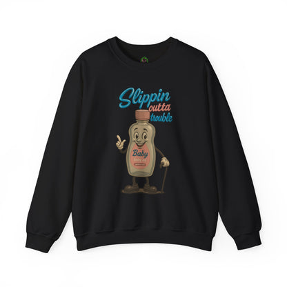 Slippin’ Outta Trouble Crewneck Sweatshirt