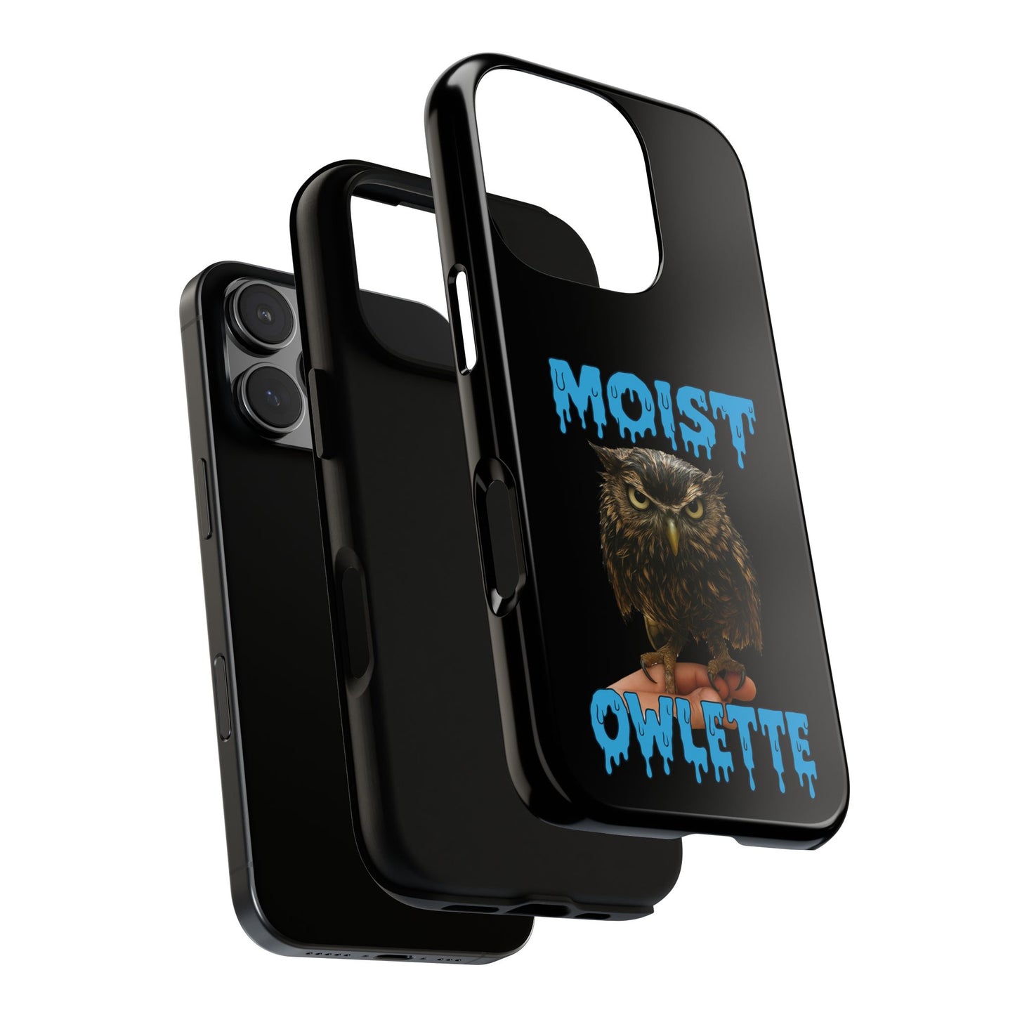 Moist Owlette Phone Case — Funny Owl Graphic Protective Case