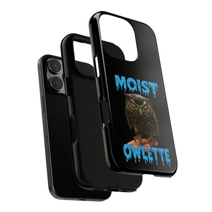 Moist Owlette Phone Case — Funny Owl Graphic Protective Case