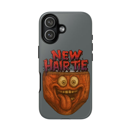 Phone Case — 'New Hairte' Funny Grinning Tongue-Out Monster Design