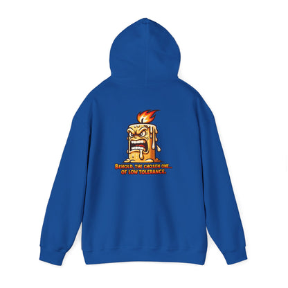 Hoodie — Spicy Candle Melt Comic Design (“Because I’m Candles and... My Tolerance”)