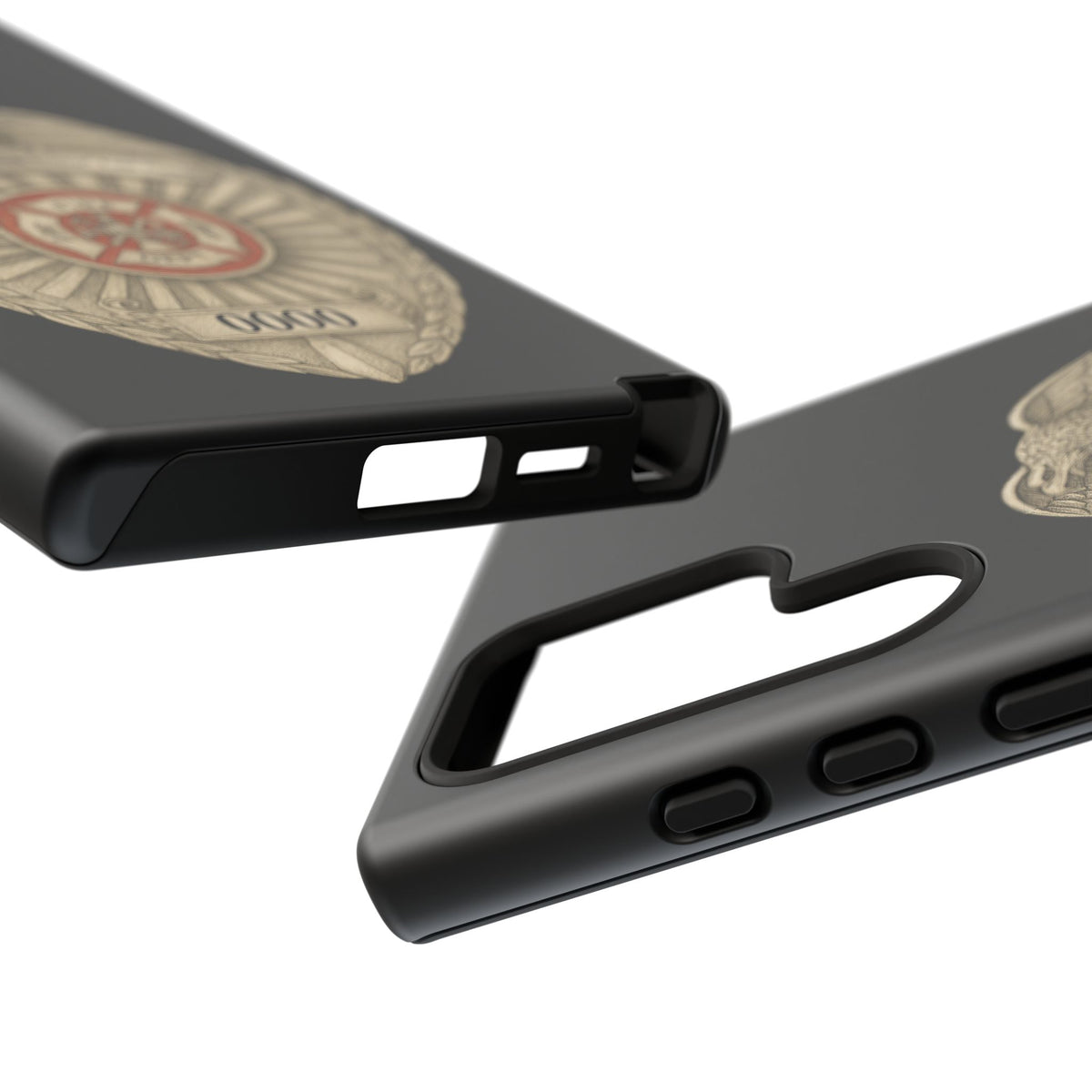 Firefighter Badge Phone Case – Personalized Dept. Emblem Tough Case