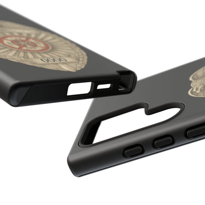 Firefighter Badge Phone Case – Personalized Dept. Emblem Tough Case