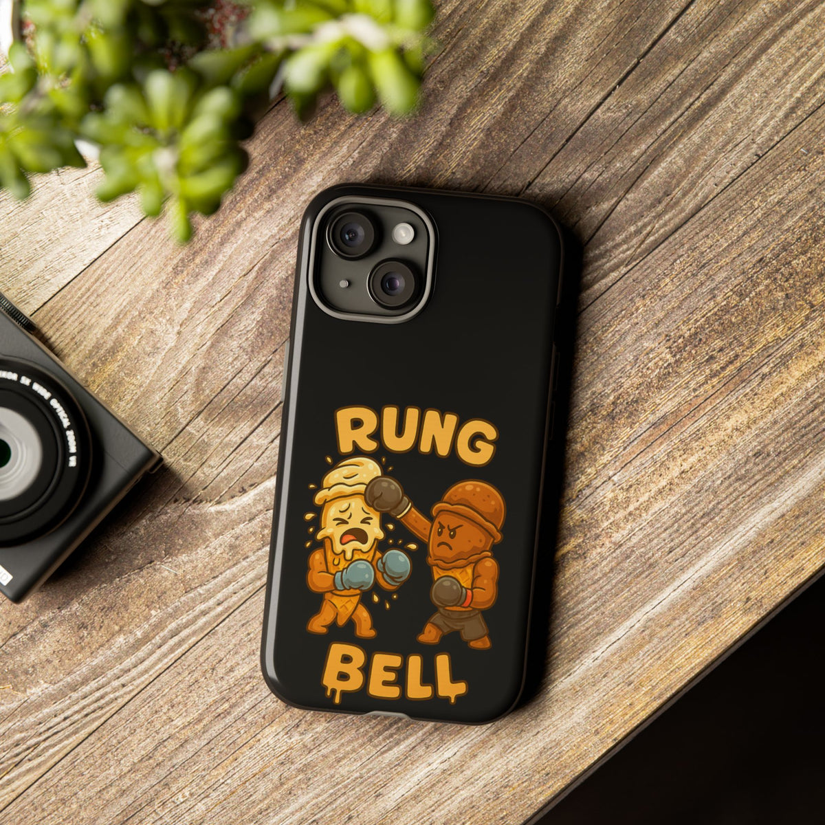 Phone Case — "Rung Bell" Boxing Cartoon Protective Cover