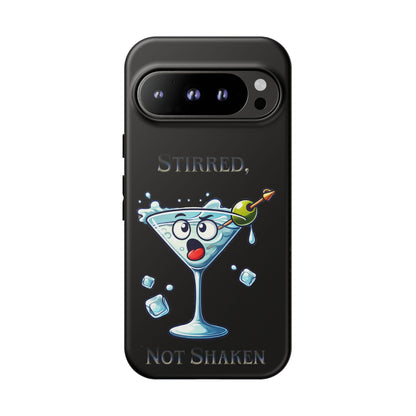 Stirred Not Shaken Phone Case — Funny Martini Cocktail Design