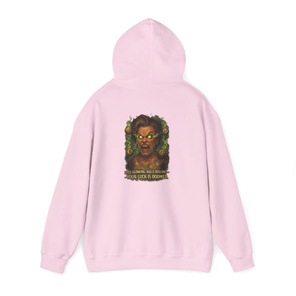 Horror Medusa Hoodie – “Your Luck Is Doom” Graphic Pullover