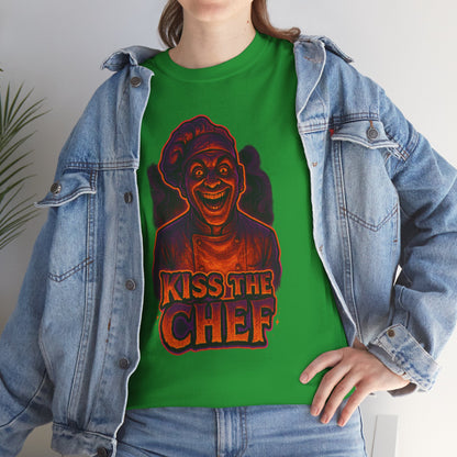 Kiss the Chef T-Shirt | Retro Neon Chef Illustration
