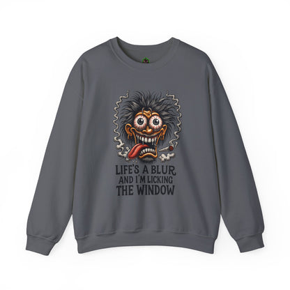Life’s a Blur and I’m Licking the Window Sweatshirt