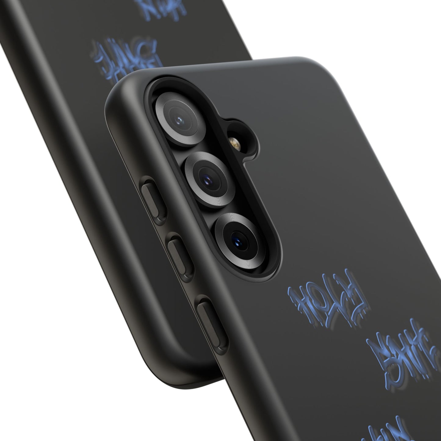 Phone Case — Blue Neon Graffiti "Tough Cases" Protective Cover