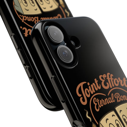Phone Case — "Joint Effort Eternal Bond" Retro Cannabis Matchstick Design