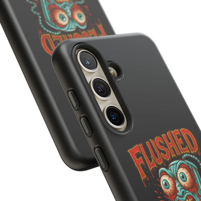 Phone Case — "Flushed But Not Forgotten" Horror Graphic iPhone Cover