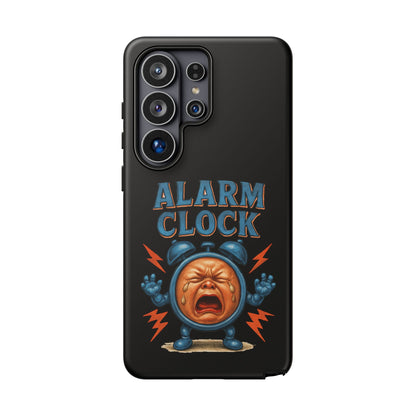 Phone Case — "Alarm Clock" Retro Screaming Clock Protective Cover