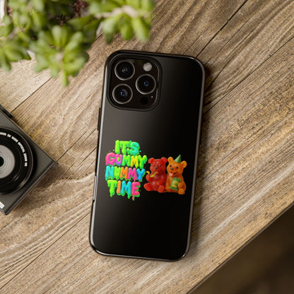 Phone Case — "It's Gummy Nummy Time" Colorful Gummy Bear Protective Case