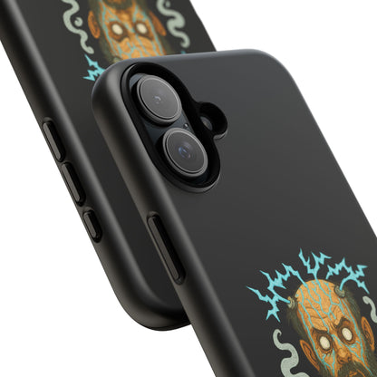 Phone Case — “I’m Not Charged Up… I’m Barely Contained” Electric Horror Design