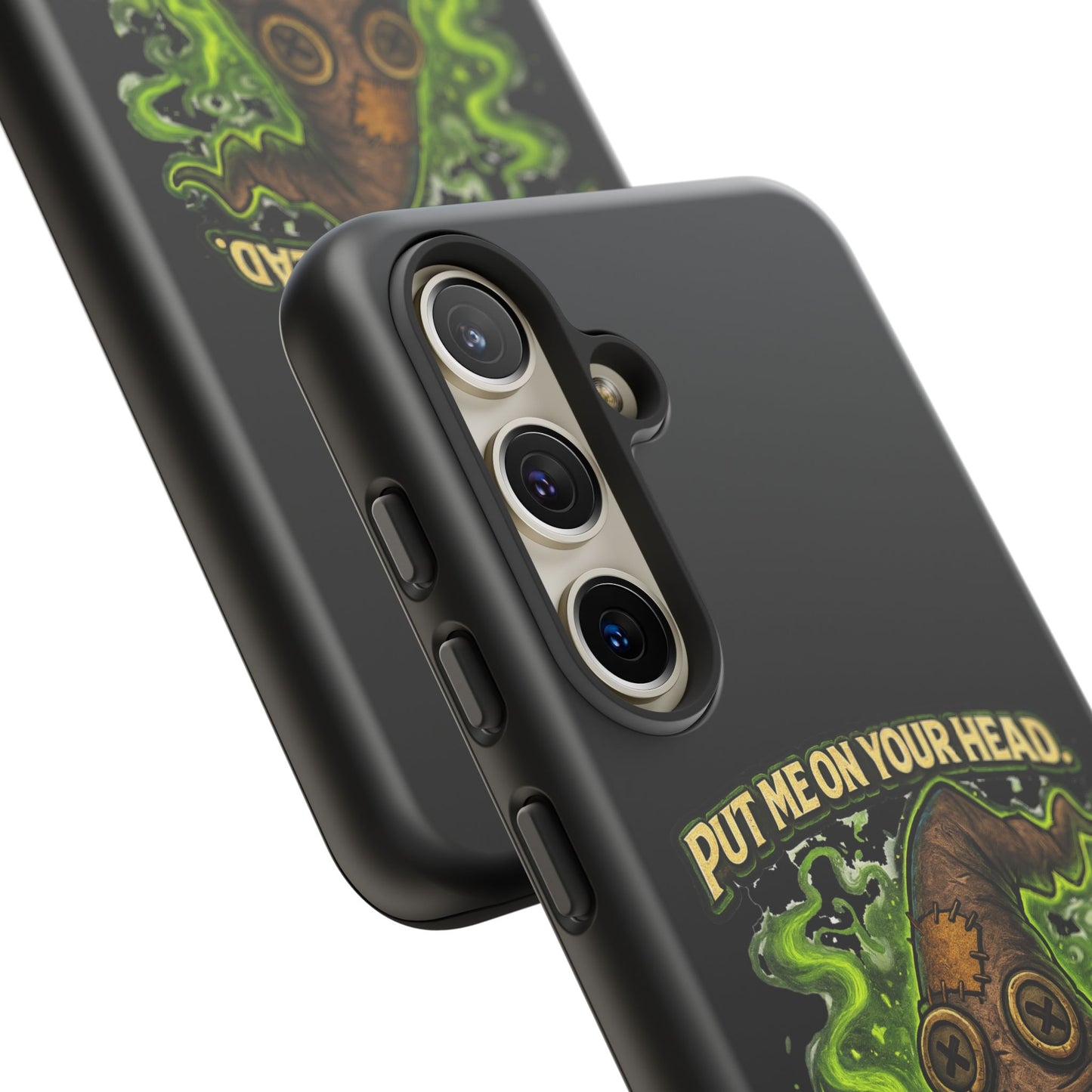 Phone Case — “Put Me On Your Head, I Double Dare You” Scary Witch Hat Design