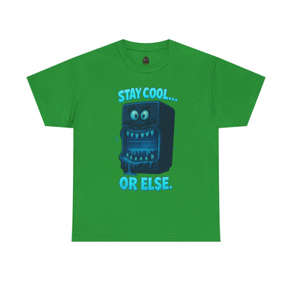 Stay Cool Refrigerator Monster T-Shirt | Funny Retro Cartoon Tee