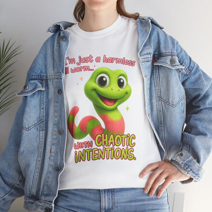 Chaotic Intentions – Cute Gummy Worm T-Shirt