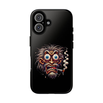 Phone Case — Wild Cartoon Monster Smoking Design