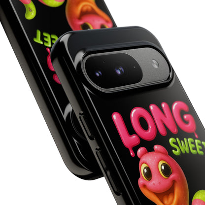 Phone Case — "Long Sweet Sticky" Cute Candy Snake Protective Case