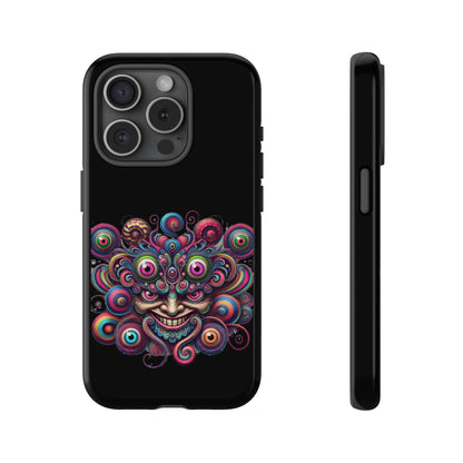 Psychedelic Smiling Eye Cluster Phone Case