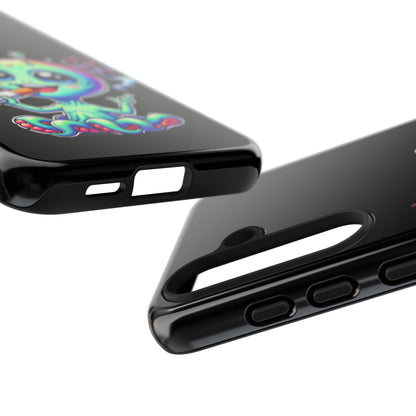 Alien Smoking Rainbow Joint Phone Case — Cute Psychedelic Cannabis iPhone Cover