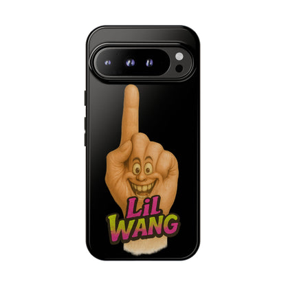 Phone Case — 'Lil Wang' Humorous Middle Finger Character Protective Cover