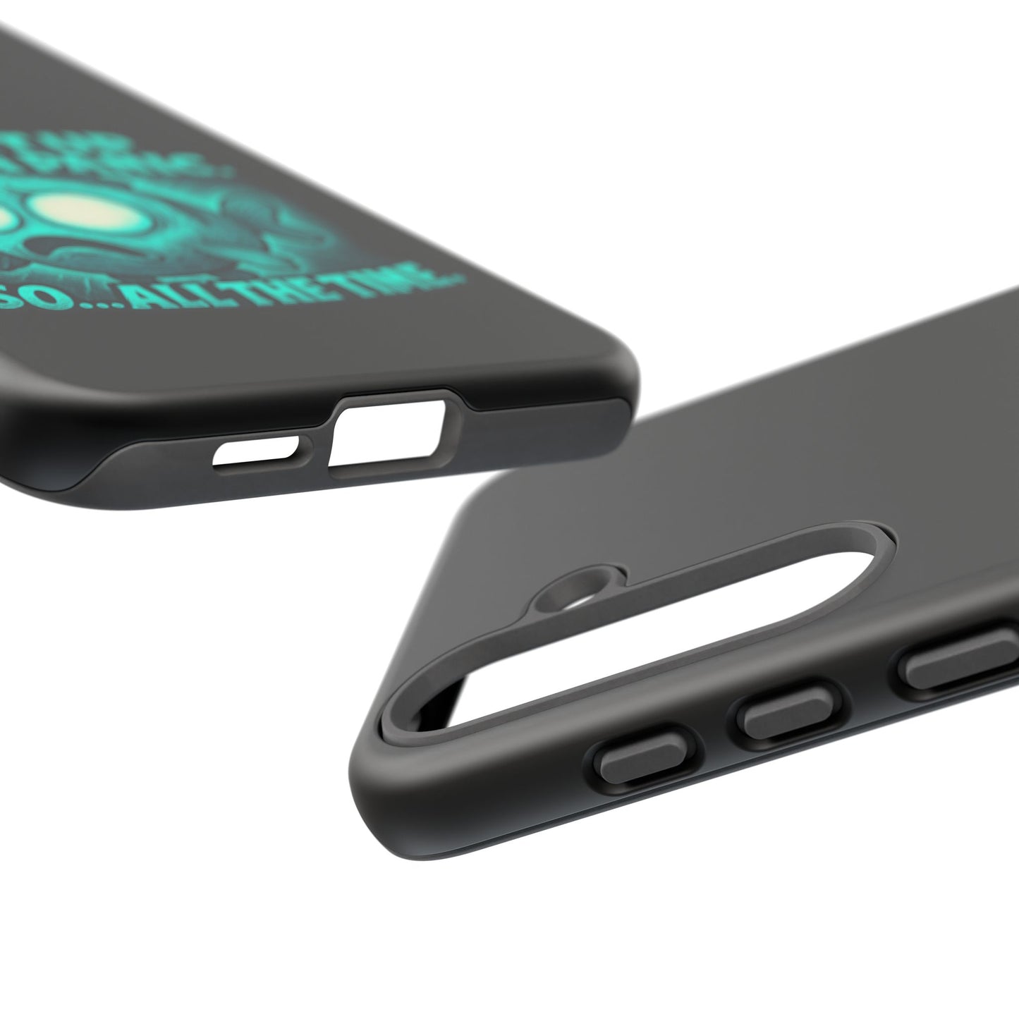 Phone Case — "I Light Up When I Panic" Glow Fish Anxiety Phone Case