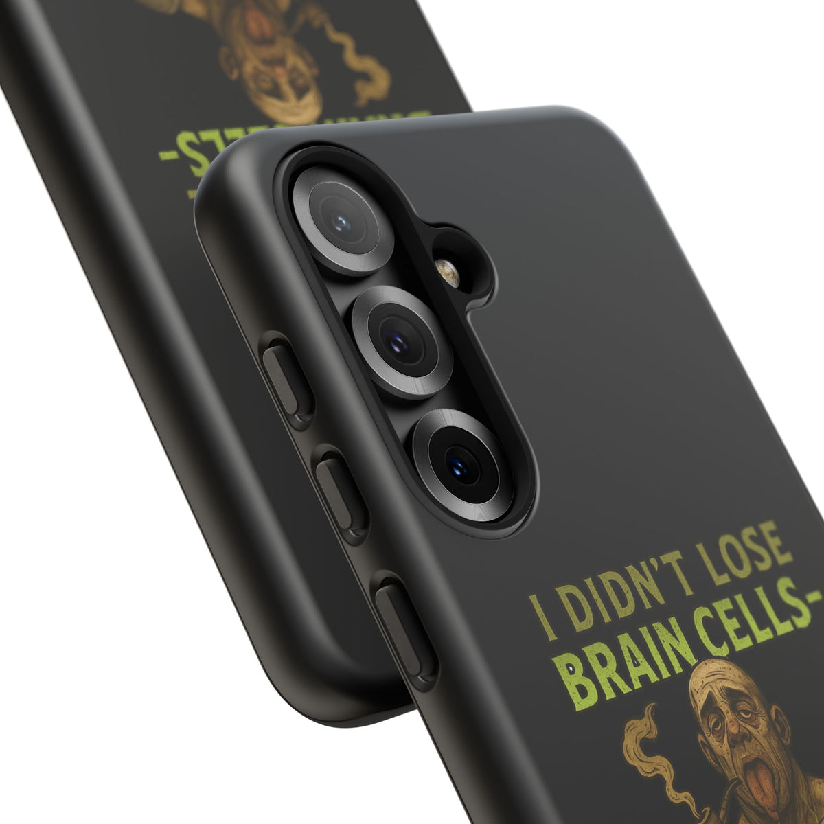 Phone Case — “I Didn’t Lose Brain Cells — Someone Stole Them” Humorous Zombie Graphic