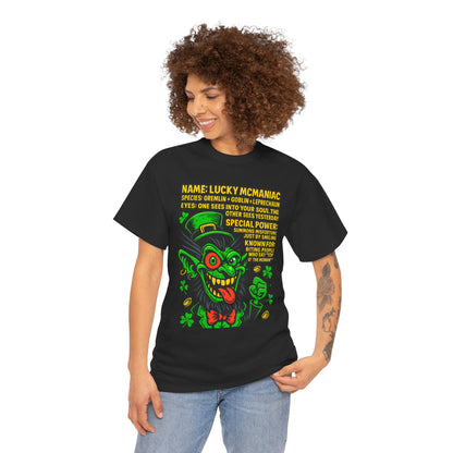 Lucky McManiac – Mischievous Goblin-Leprechaun Hybrid T-Shirt